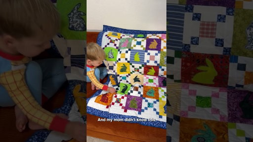 My daughter's first quilt.