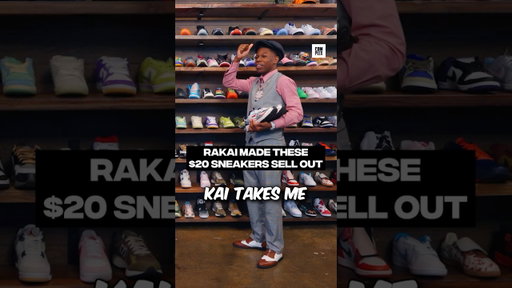 Rakai made these $20 sneakers sell out #SneakerShopping