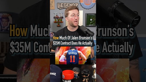 HOW MUCH OF JALEN BRUNSON’S CONTRACT DOES HE ACTUALLY TAKE HOME? 🤔 #shorts #nba #knicks #newyork