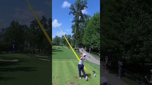 look at the ball mark on the green 👀 #shorts #golf