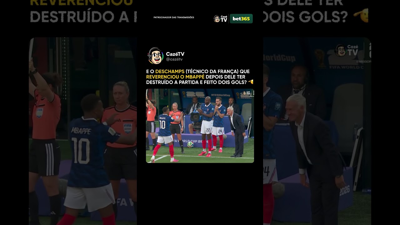 KYLIAN MBAPPÉ. 🫡🇫🇷🚨 𝐒𝐄 𝐓𝐄𝐌 𝐂𝐎𝐏𝐀, 𝐄𝐒𝐐𝐔𝐄𝐂𝐄! É na CazéTV! 🤩📺