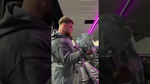 100 lbs dumbell curl