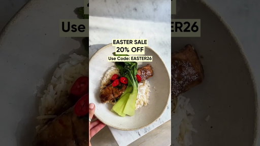 Our BIGGEST Easter Deal Yet – 20% Off All Meals | Code: EASTER26