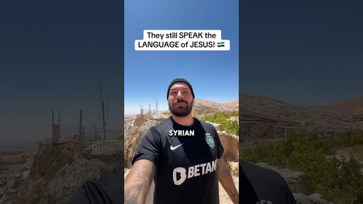 THIS VILLAGE SPEAKS THE LANGUAGE OF JESUS! 🇸🇾 #travel #syria #jesus #jesuschrist #suriya #viral