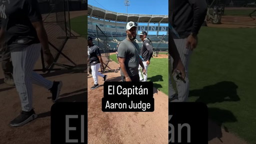 Aaron Judge el Capitan at spring training
