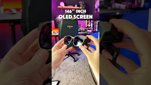A 146″ OLED screen in a pair of glasses is insane 🤯 #ad
