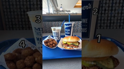 Personality Test: Culver's Edition #shorts