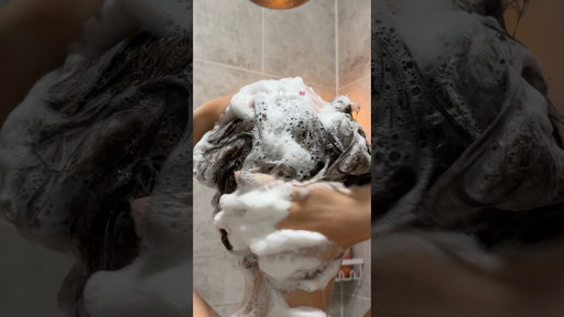 ASMR shower routine✨ UK hair care 🤍 #asmr #haircareasmr #ukbeauty #haircare #relaxing