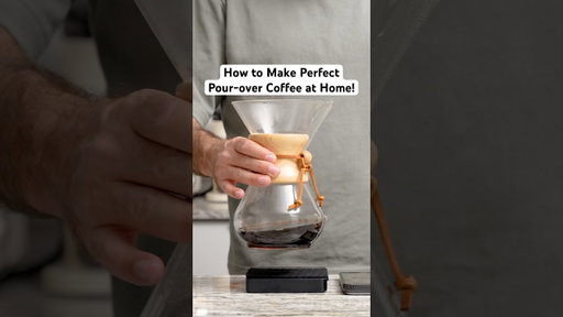 How to Make the Perfect Pour-Over Coffee at Home #coffee #pourovercoffee #homecafe #chemex
