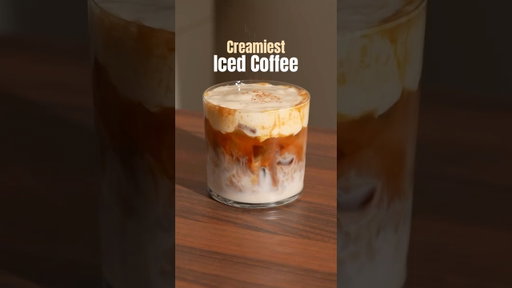 Creamiest Iced Coffee 👀✨ #icedcoffee