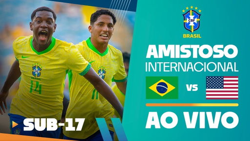 JOGO COMPLETO: BRASIL x ESTADOS UNIDOS | AMISTOSO INTERNACIONAL SUB-17