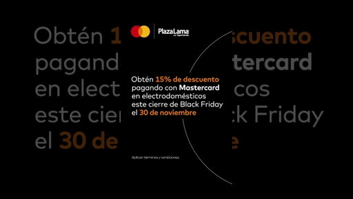 Descuentos exclusivos pagando con Mastercard en Plaza Lama