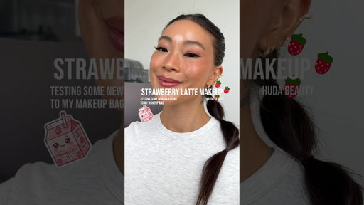 Trying Huda Beauty blush + lip stain 👀 worth the hype? #HudaBeauty #MakeupReview #MakeupShorts