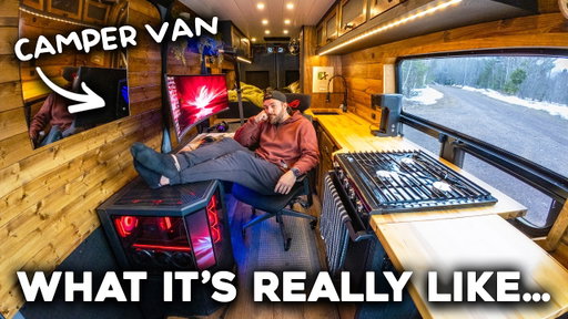 A Realistic Boring Day of VANLIFE (Driving to Alaska)