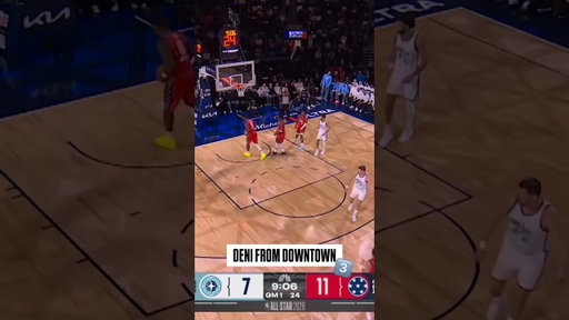 DENI FOR THREE | 2026 NBA All-Star Game | Portland Trail Blazers | February 15, 2026