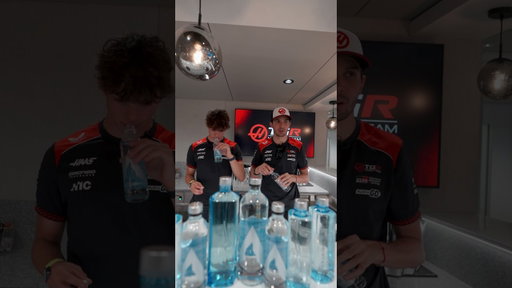 Hydration breaks, F1 edition 😉💧 #HaasF1 #F1 #AustrianGP