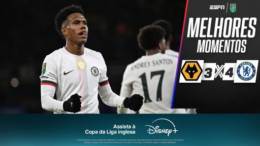 ESTÊVÃO FAZ GOLAÇO DE CAVADA EM JOGO DE 7 GOLS E EXPULSÃO ENTRE WOLVES E CHELSEA | MELHORES MOMENTOS