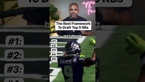 The framework that tells you which RBs to draft