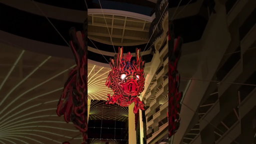 Sneak Peek: The Dragon sculpture on board MSC World Asia. 🐉✨ #MSCWorldAsia