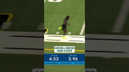 OSU's Arvell Reese 40-Yard Dash | 2026 NFL Combine