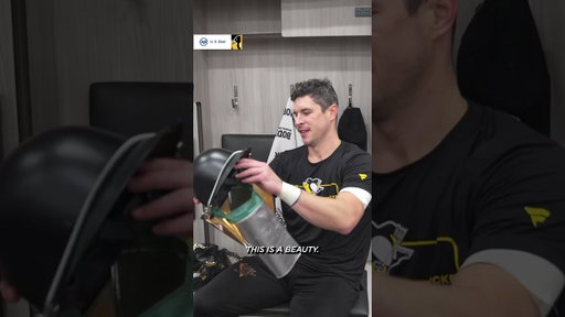 New Season 🤝 New Helmet 🪖 #nhl #win #penguins #hockey