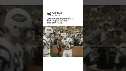 Joe Namath Guaranteed It… Then Delivered | Super Bowl III