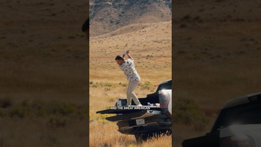 The most rugged game of golf ever played, powered by ​⁠@GoodGood and the #GMCSierraEV AT4.