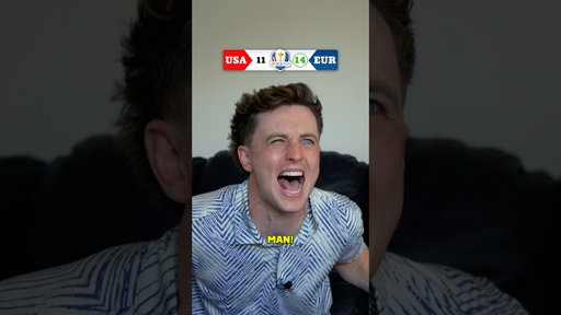 That RYDER CUP wasn't stressful at all...