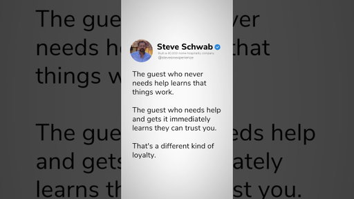 A different kind of loyalty. #GuestLoyalty #customerretention  #shorttermrentals  #foundersmindset