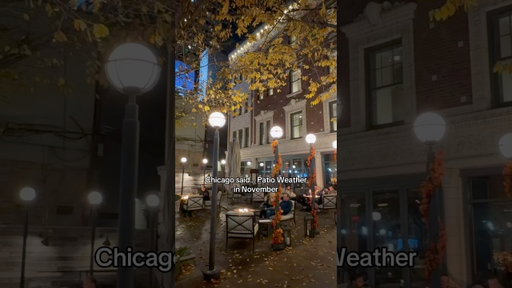 Chicago’s seasonal confusion: November patios unlocked #chicagovlog #patioseason   #chicagowinter