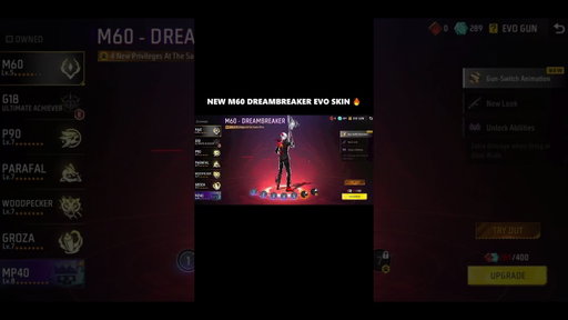 NEW M60 DREAMBREAKER M60 SKIN - GARENA FREE FIRE