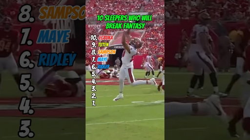 5 Biggest Sleepers in Fantasy Football 🤫