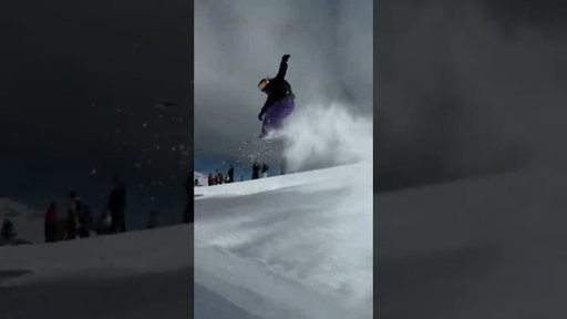 Finding dust on crust turns in New Zealand with @BurtonSnowboards