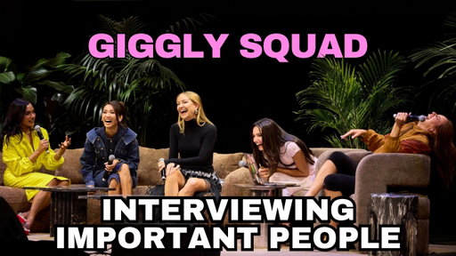 Giggling with Brenda Song, Kate Hudson, and Mindy Kaling