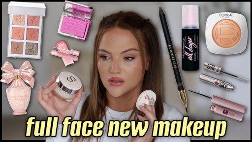 FULL FACE TRYING NEW VIRAL MAKEUP...WOW!