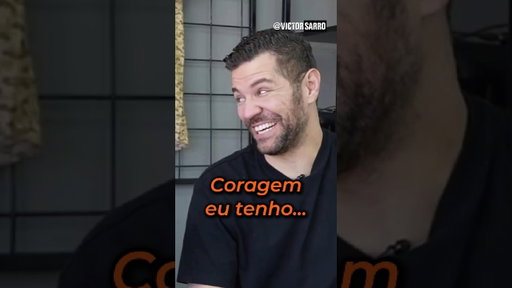 Minha coragem não durou muito😂