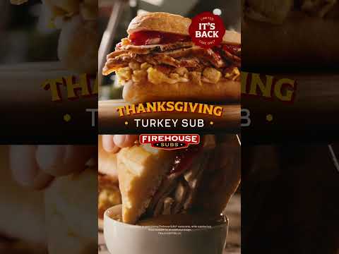 Thanksgiving Turkey Sub is back
