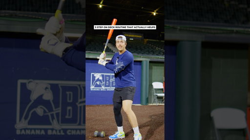 3 Step Baseball on Deck Routine #baseballszn #baseball #mlb #hitting