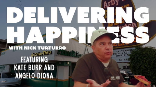 "ARE YOU EATING MY PIZZA?!?" DELIVERING HAPPINESS EP 6 WITH KATE BURR & ANGELO DIONA