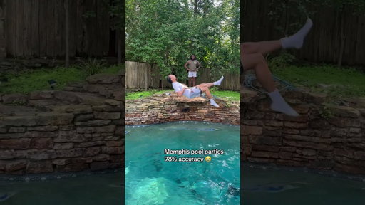 😂😂😭😭 “Bihh” #short #memphis #poolparty