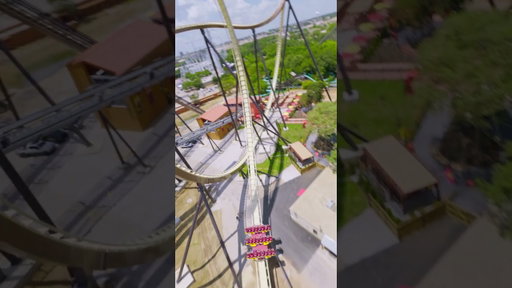 FLY into the Eye of #Tormenta's storm #sixflagsovertexas #drone