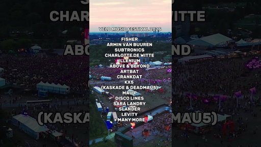 VELD in Toronto, July 31 - Aug 2