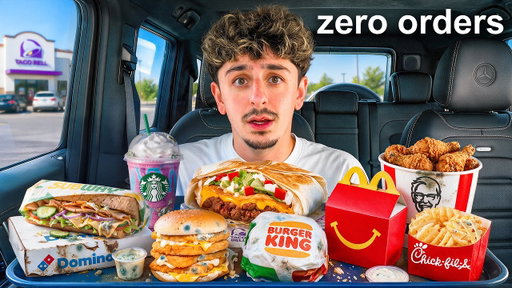 I Tried the LEAST Ordered Fast Food Items