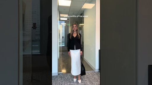 week of office outifts round up! giving fall transition vibes #workwear #officeoutfit #corpo