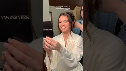 Sultry bridal makeup