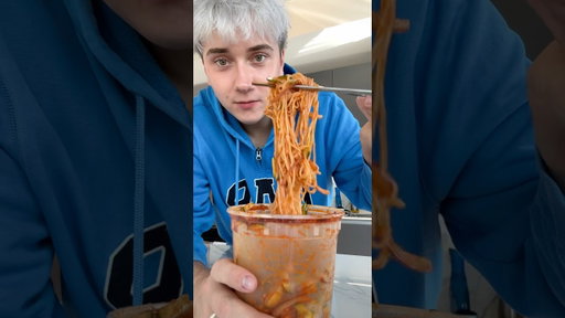 Spicy cold noodle in 2 min
