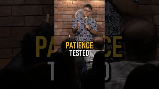 Patience Tested? Stand-up Comedy by Abijit Ganguly #shorts #standupcomedy #crowdwork