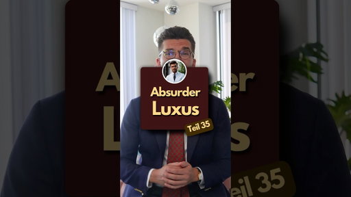 ABSURDER Luxus 🫣🙅‍♂️😭
