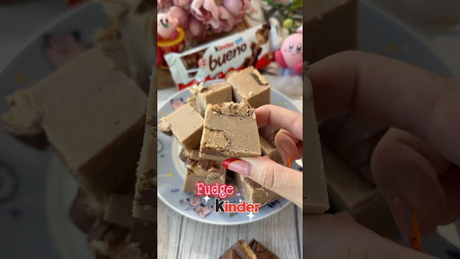 Fudge de kinder si o no? 💖 #recetaspostres #receta