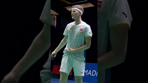 Monday blues no more, thanks to Anders Antonsen. 😂 #badminton